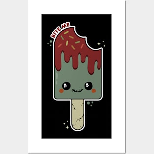 Creepy Cute Ice Cream Posters and Art